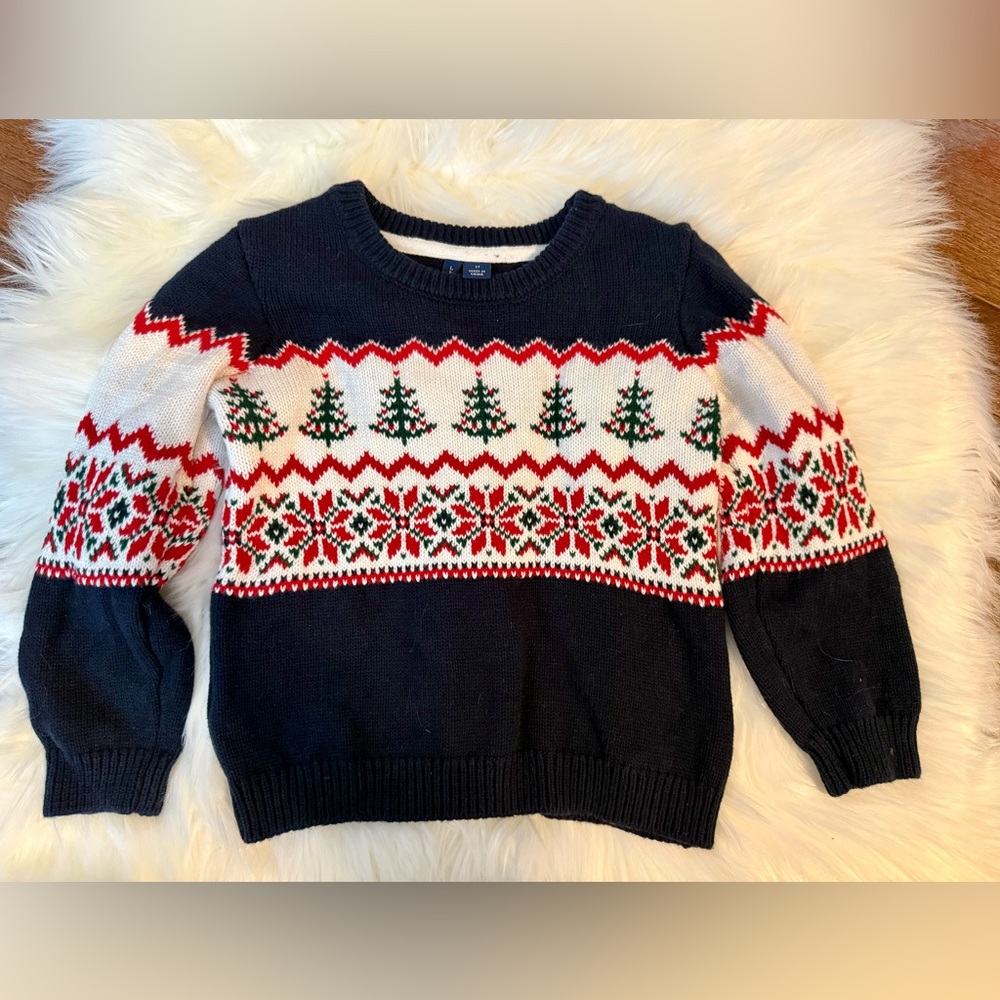 Janie and Jack Holiday Christmas Sweater Size 2t
